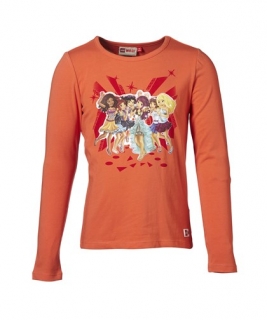TAMARA 101 - triko s dl. rukávem LEGO® Friends, korálová, 122